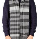 LAYYAGOSTA Erkek şerit desenli atkı 9055