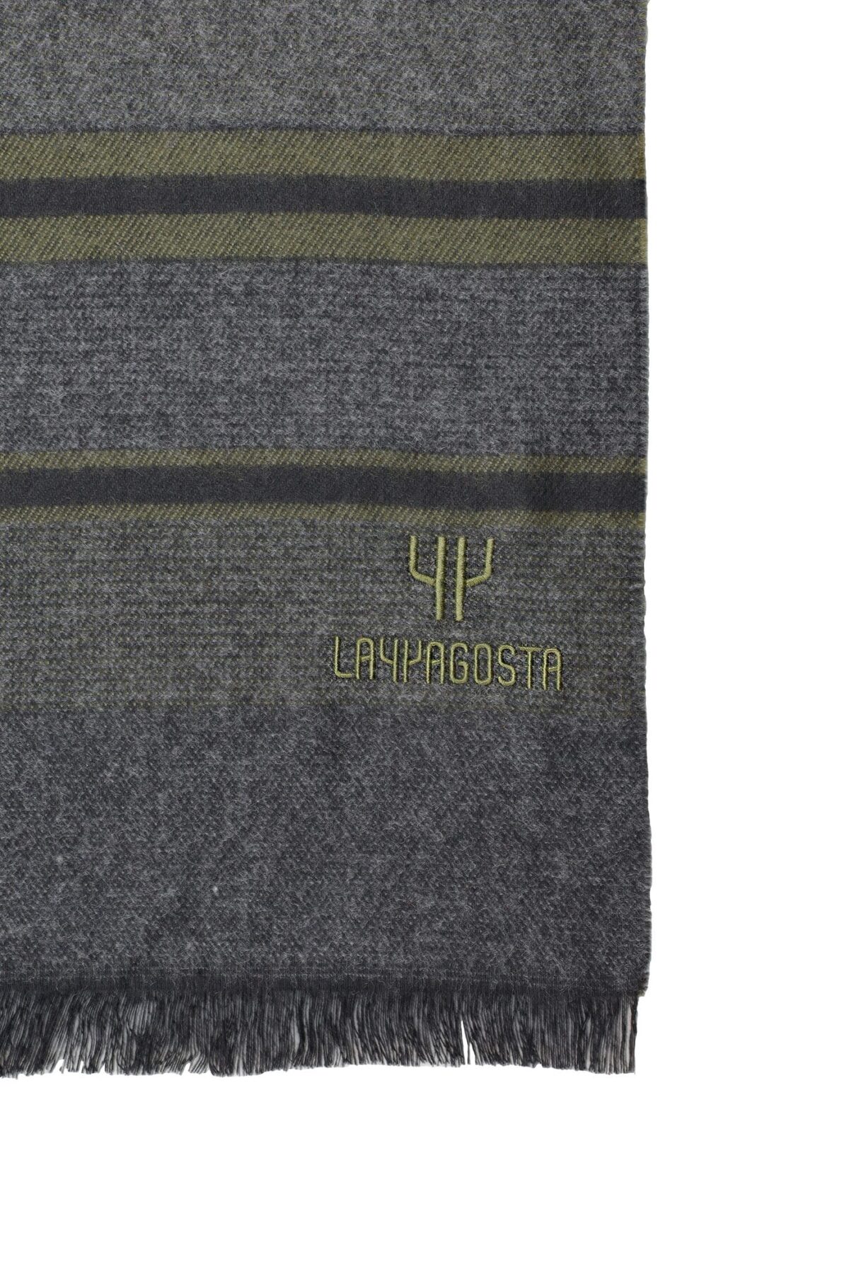 LAYYAGOSTA Erkek şerit desenli atkı 9054 - Görsel 3