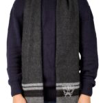 THE WILD WALKING Erkek çizgi desenli atkı 9061