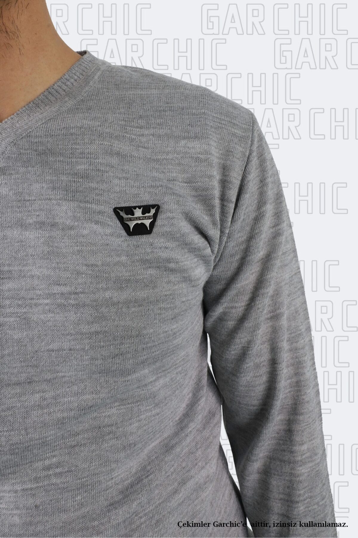 THE WILD WALKING Erkek Kazak 8921 - Görsel 3