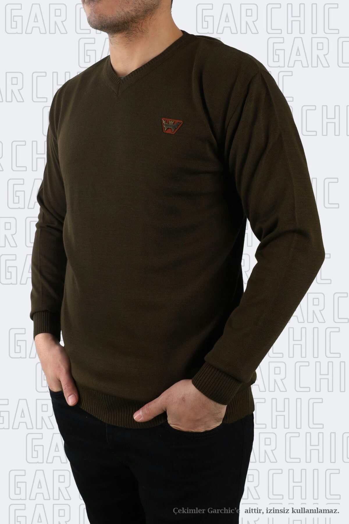 THE WILD WALKING Erkek Kazak 8921 - Görsel 14