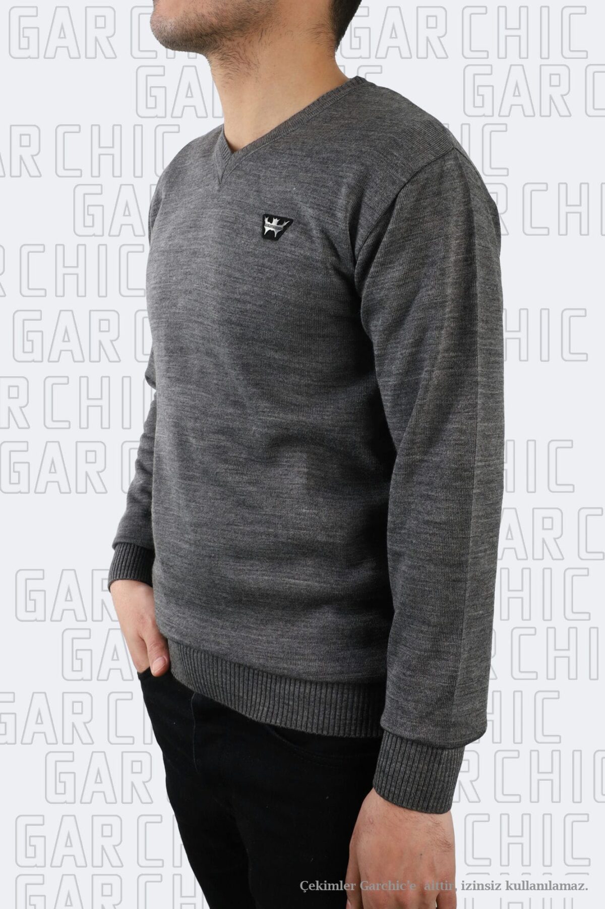 THE WILD WALKING Erkek Kazak 8921 - Görsel 11